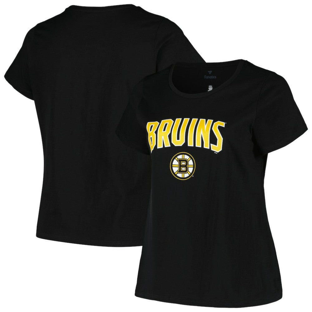 Boston Bruins Profile Women's Plus Size Arch Over Logo T-Shirt -  NHL T-shirts