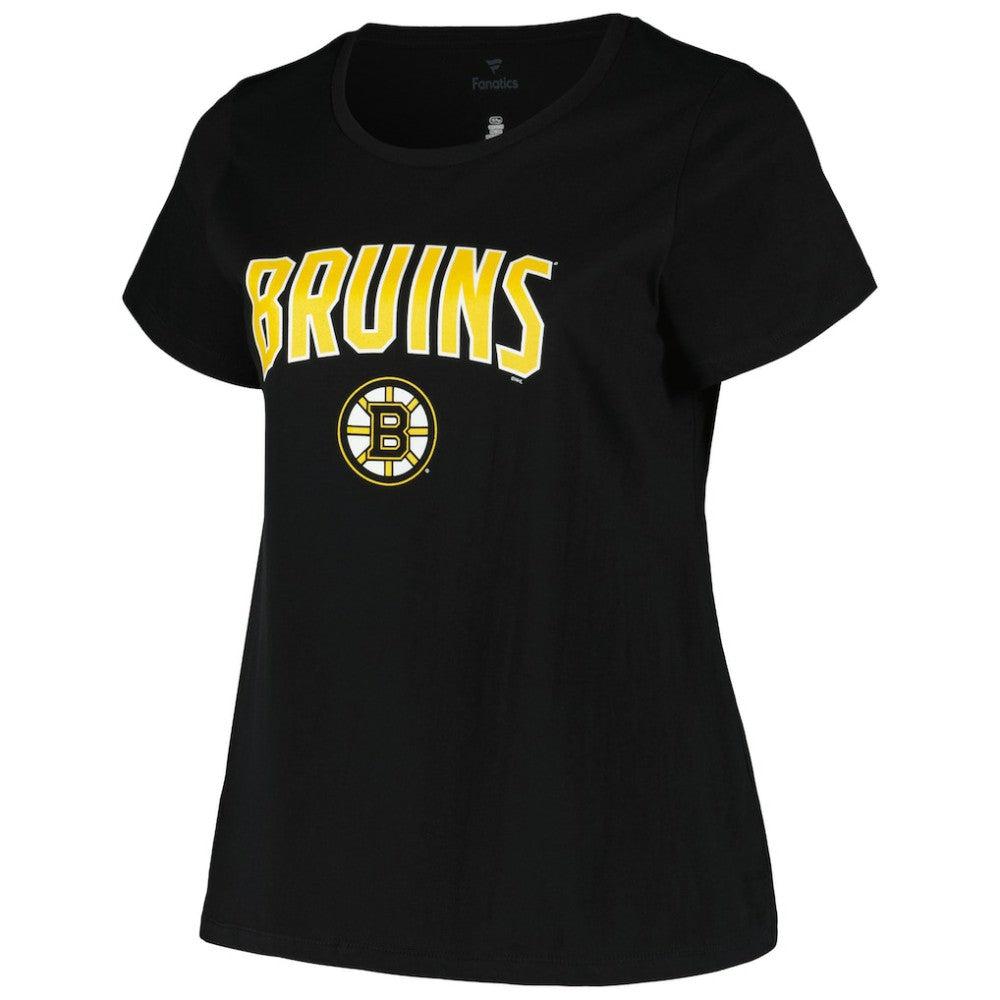 Boston Bruins Profile Women's Plus Size Arch Over Logo T-Shirt -  NHL T-shirts
