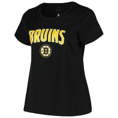 Boston Bruins Profile Women's Plus Size Arch Over Logo T-Shirt -  NHL T-shirts