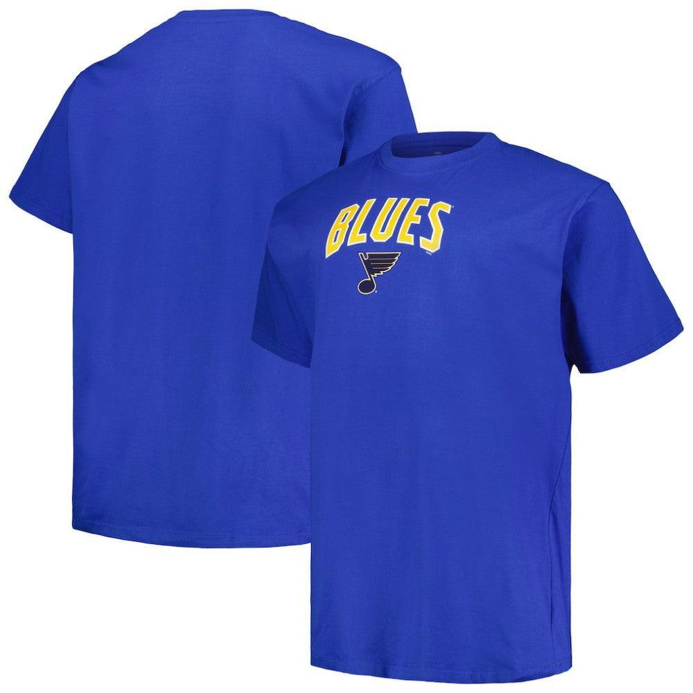St. Louis Blues Profile Big & Tall Arch Over Logo T-Shirt -  NHL T-shirts