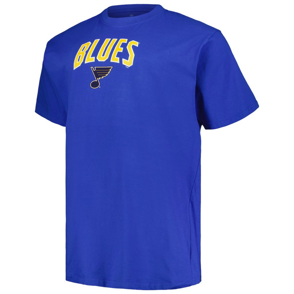 St. Louis Blues Profile Big & Tall Arch Over Logo T-Shirt -  NHL T-shirts