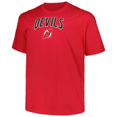 New Jersey Devils Profile Big & Tall Arch Over Logo T-Shirt -  NHL T-shirts
