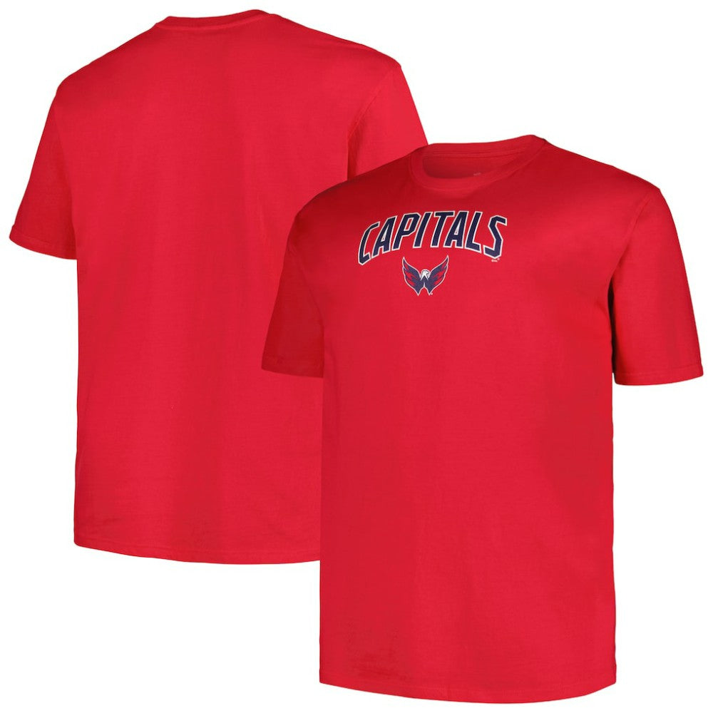 Washington Capitals Profile Big & Tall Arch Over Logo T-Shirt -  NHL T-shirts