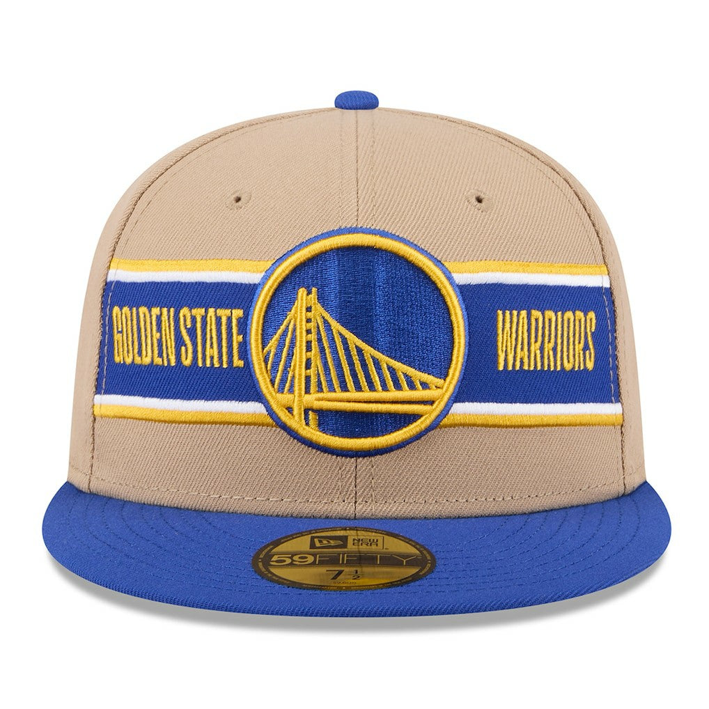 Tan/Royal Golden State Warriors 2024 NBA Draft 59FIFTY Fitted Hat sale | NBA