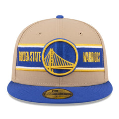 Tan/Royal Golden State Warriors 2024 NBA Draft 59FIFTY Fitted Hat sale | NBA
