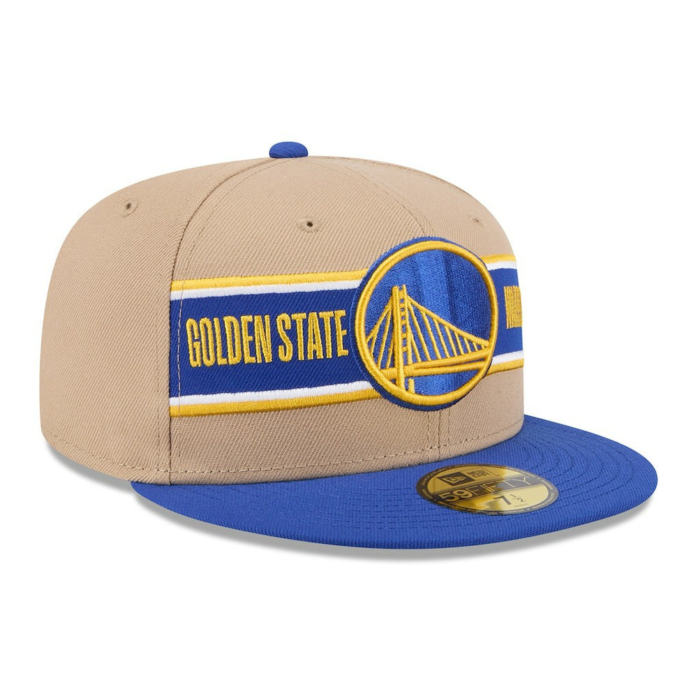 Tan/Royal Golden State Warriors 2024 NBA Draft 59FIFTY Fitted Hat sale | NBA