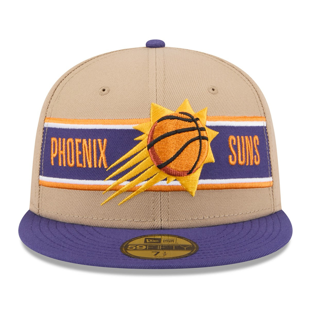 Tan/Purple Phoenix Suns 2024 NBA Draft 59FIFTY Fitted Hat | NBA