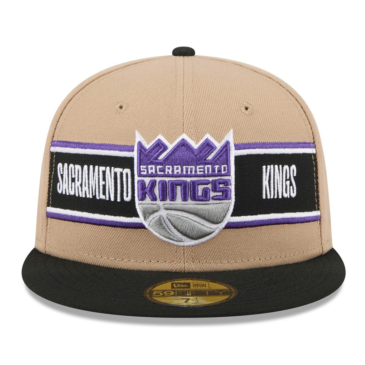Tan/Black Sacramento Kings 2024 NBA Draft 59FIFTY Fitted Hat | NBA