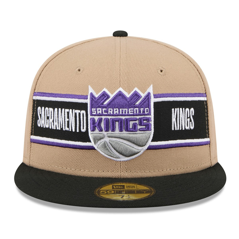 Tan/Black Sacramento Kings 2024 NBA Draft 59FIFTY Fitted Hat | NBA