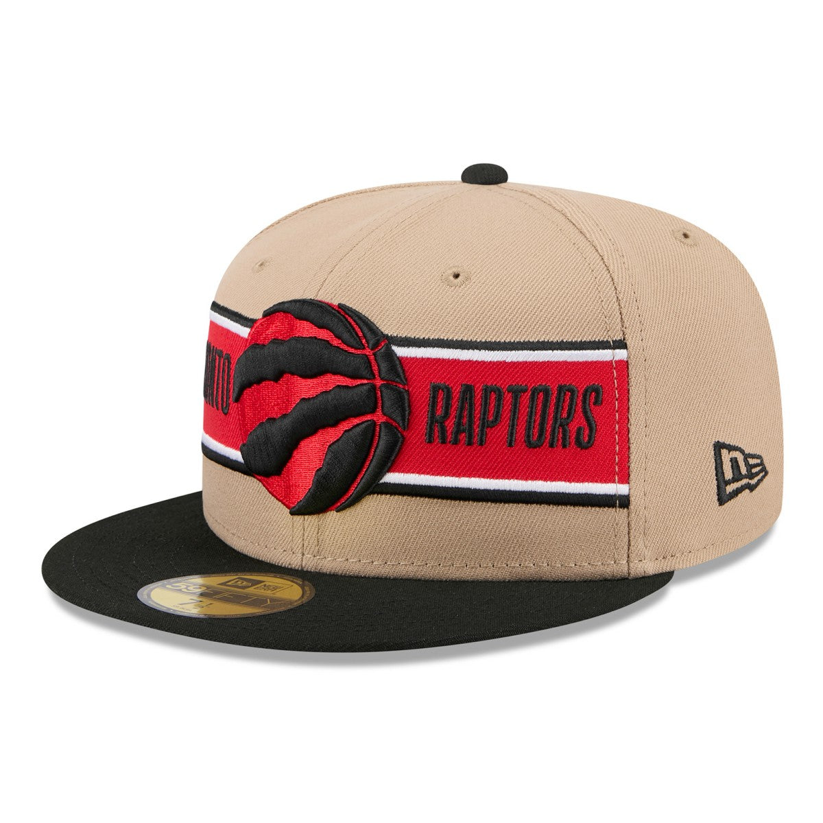 Tan/Black Toronto Raptors 2024 NBA Draft 59FIFTY Fitted Hat | NBA