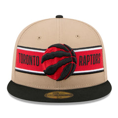 Tan/Black Toronto Raptors 2024 NBA Draft 59FIFTY Fitted Hat | NBA