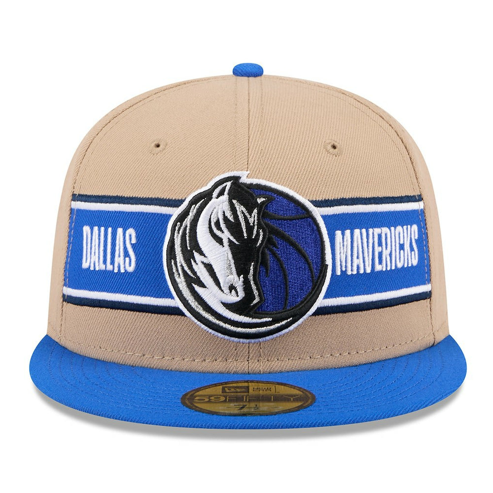Tan/Blue Dallas Mavericks 2024 NBA Draft 59FIFTY Fitted Hat sale | NBA