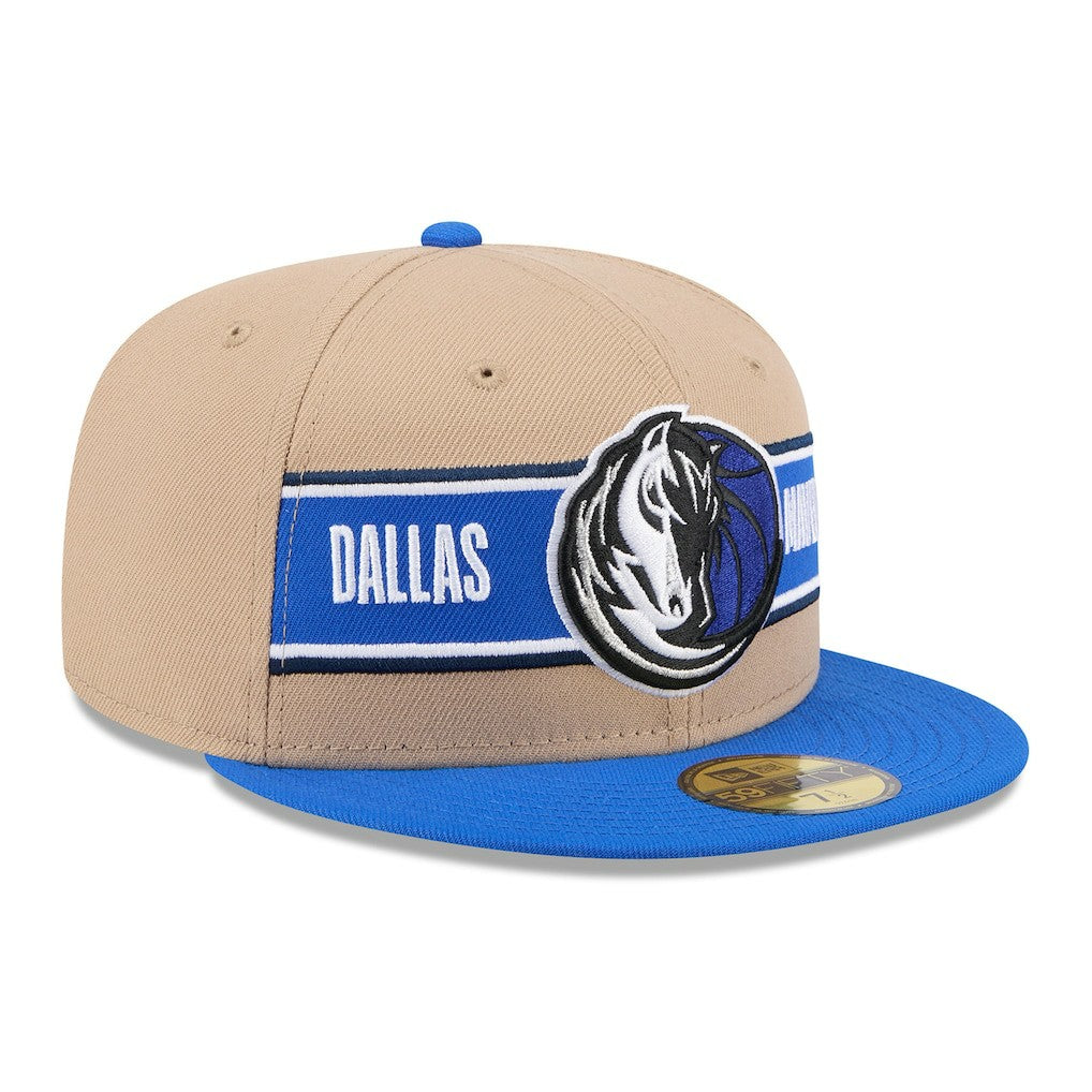 Tan/Blue Dallas Mavericks 2024 NBA Draft 59FIFTY Fitted Hat sale | NBA