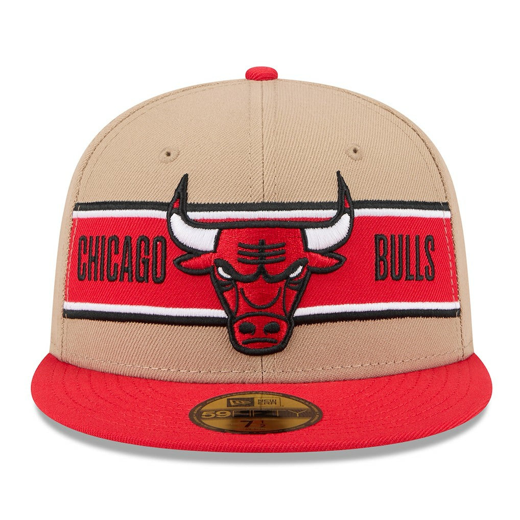 Tan/Red Chicago Bulls 2024 NBA Draft 59FIFTY Fitted Hat | NBA