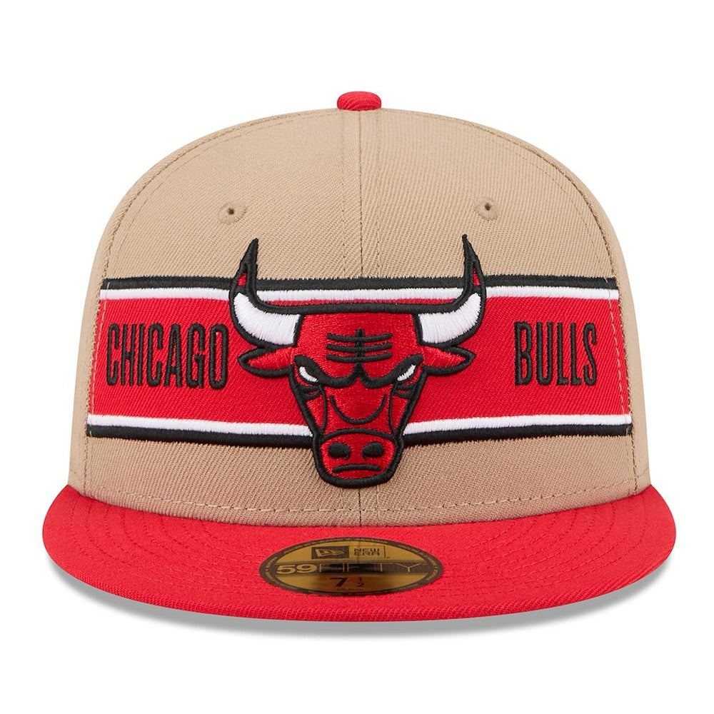 Tan/Red Chicago Bulls 2024 NBA Draft 59FIFTY Fitted Hat | NBA