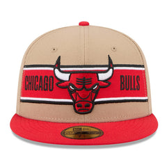 Tan/Red Chicago Bulls 2024 NBA Draft 59FIFTY Fitted Hat | NBA