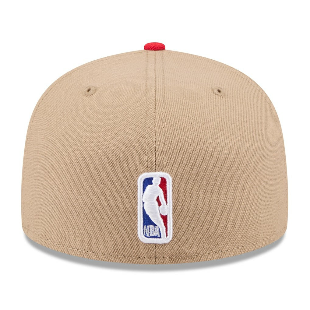 Tan/Red Chicago Bulls 2024 NBA Draft 59FIFTY Fitted Hat | NBA