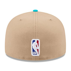 Tan/Teal Charlotte Hornets 2024 NBA Draft 59FIFTY Fitted Hat | NBA