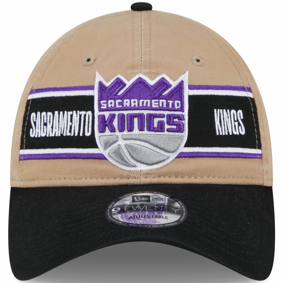Tan/Black Sacramento Kings 2024 NBA Draft 9TWENTY Adjustable Hat | NBA