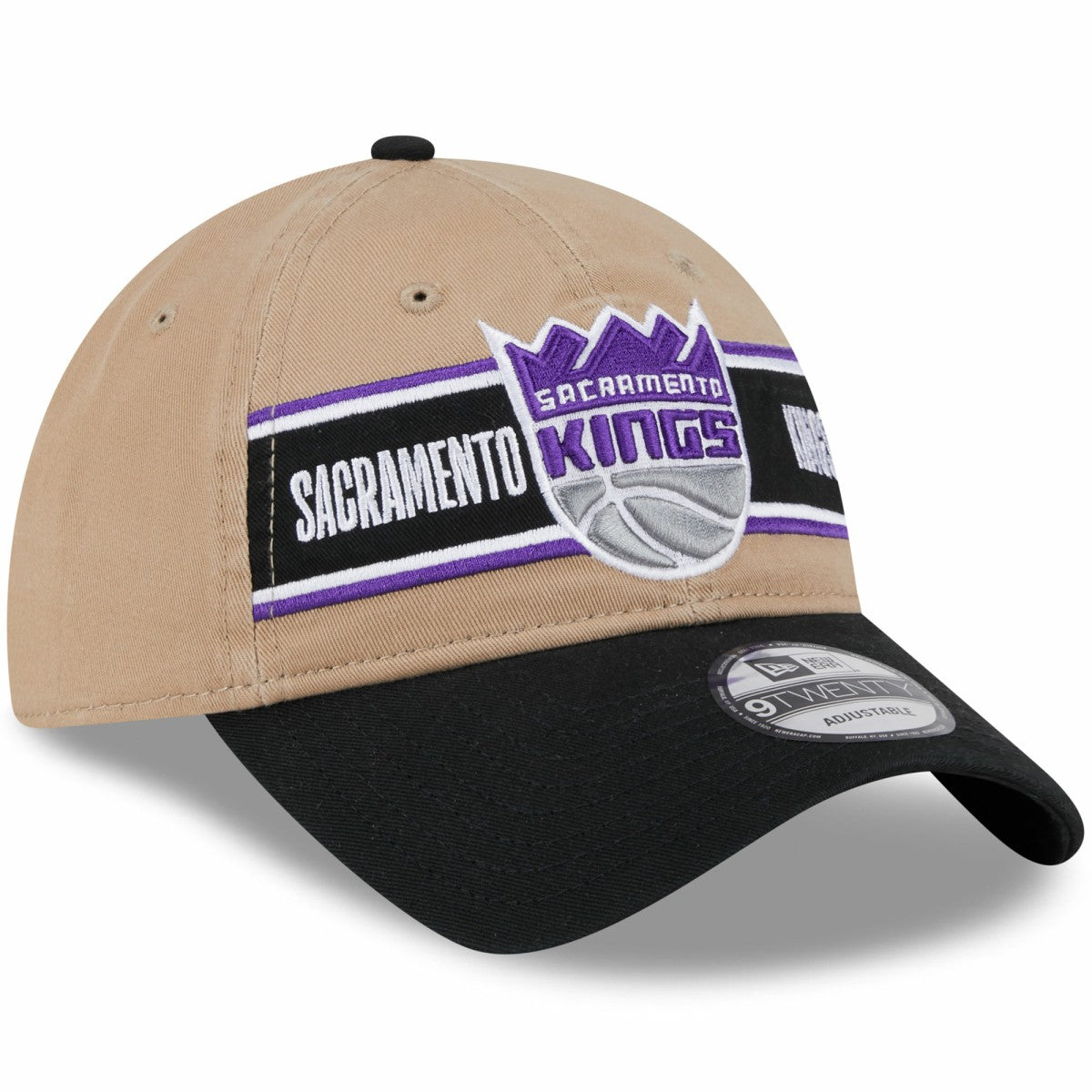 Tan/Black Sacramento Kings 2024 NBA Draft 9TWENTY Adjustable Hat | NBA