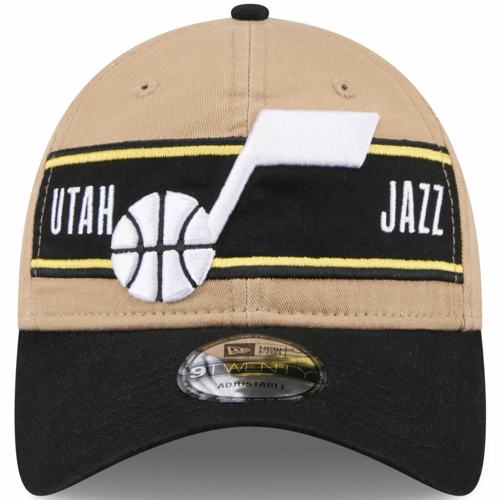 Tan/Black Utah Jazz 2024 NBA Draft 9TWENTY Adjustable Hat | NBA