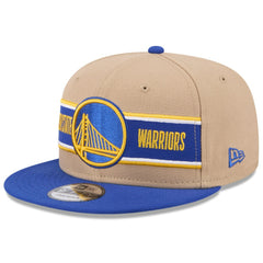 Tan/Royal Golden State Warriors 2024 NBA Draft 9FIFTY Snapback Hat sale | NBA
