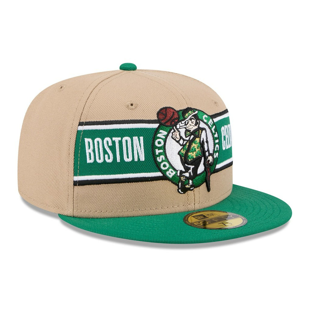 Tan/Kelly Green Boston Celtics 2024 NBA Draft 59FIFTY Fitted Hat | NBA