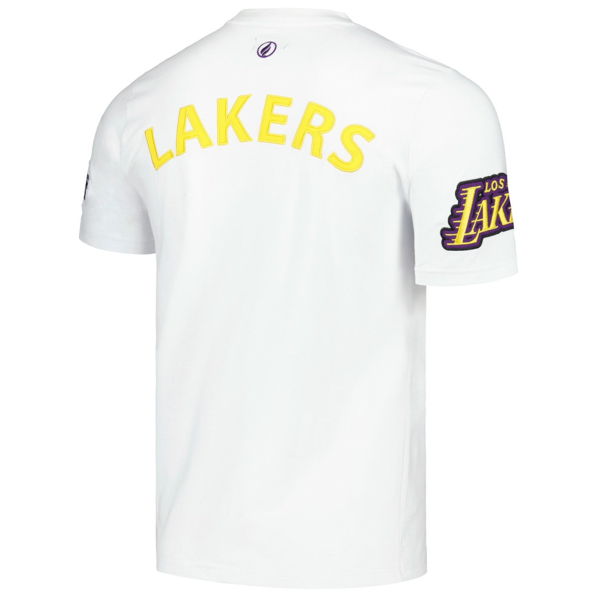 White Los Angeles Lakers FISLL Unisex Heritage Crest T-Shirt | NBA