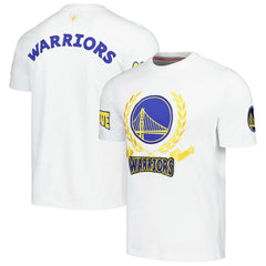 White Golden State Warriors FISLL Unisex Heritage Crest T-Shirt sale | NBA