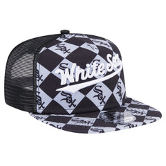 Chicago White Sox New Era Seeing Diamonds A-Frame Trucker 9FIFTY Snapback Hat - MLB Hats