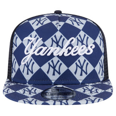 New York Yankees New Era Seeing Diamonds A-Frame Trucker 9FIFTY Snapback Hat - MLB Hats