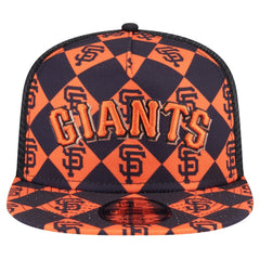 San Francisco Giants New Era Seeing Diamonds A-Frame Trucker 9FIFTY Snapback Hat - MLB Hats