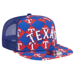 Texas Rangers New Era Seeing Diamonds A-Frame Trucker 9FIFTY Snapback Hat - MLB Hats