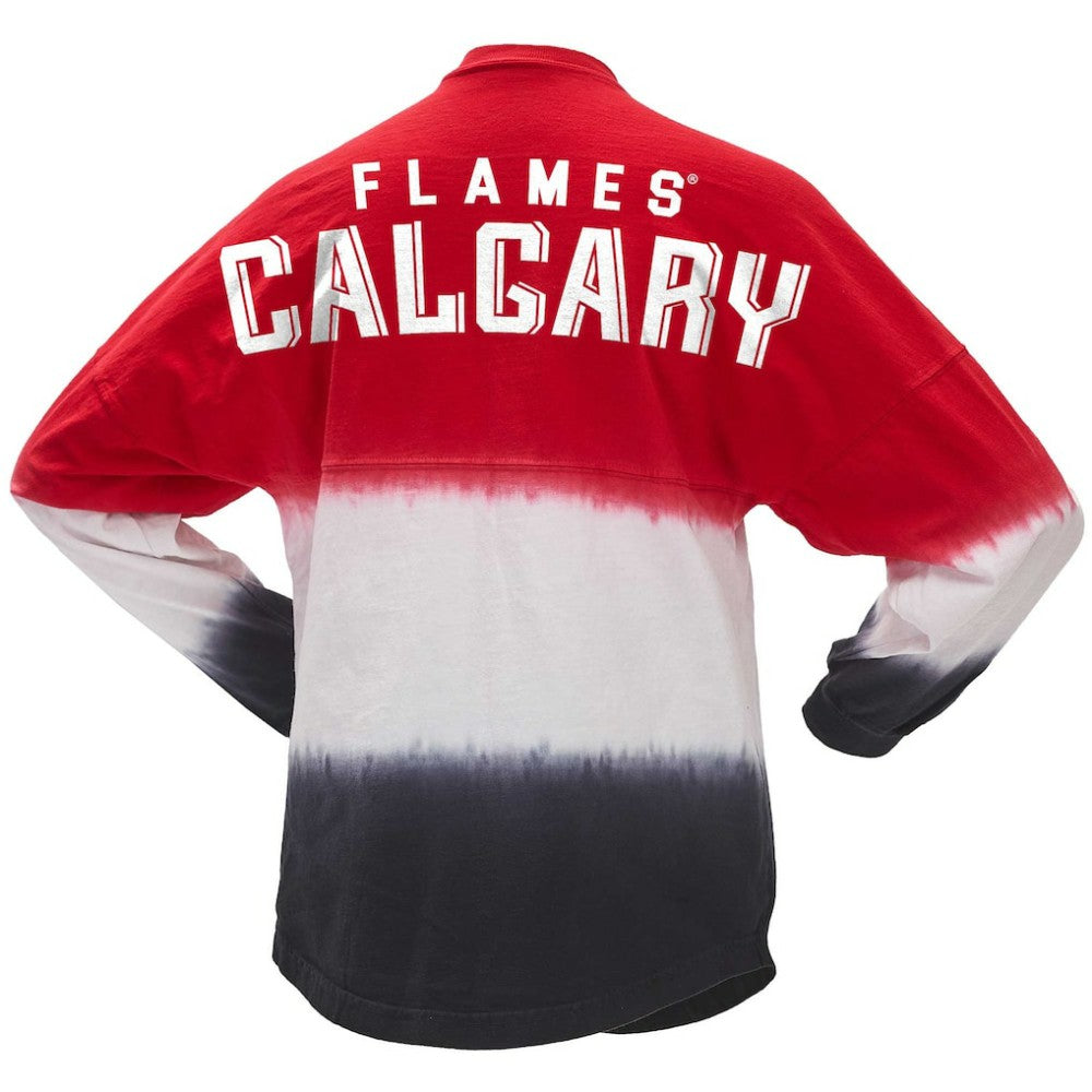 Calgary Flames Fanatics Women's Ombre Long Sleeve T-Shirt -  NHL T-shirts