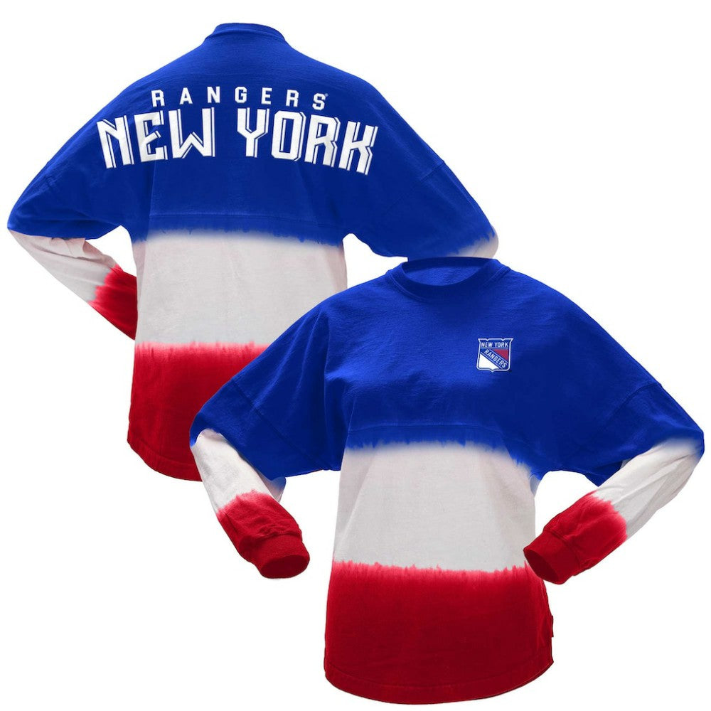 New York Rangers Fanatics Women's Ombre Long Sleeve T-Shirt -  NHL T-shirts