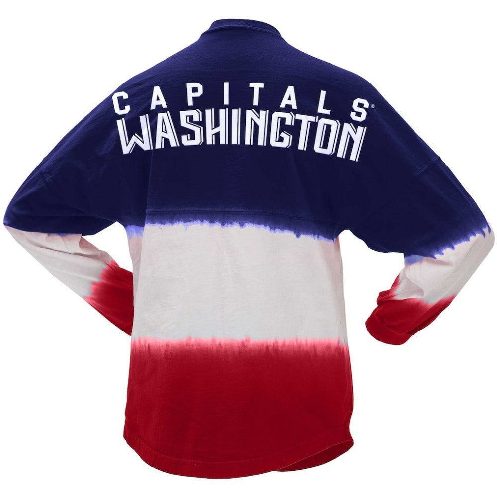 Washington Capitals Fanatics Women's Ombre Long Sleeve T-Shirt -  NHL T-shirts