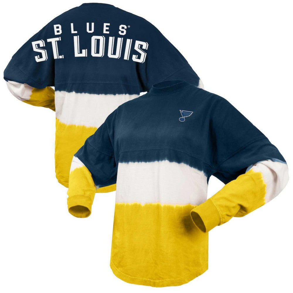 St. Louis Blues Fanatics Women's Ombre Long Sleeve T-Shirt -  NHL T-shirts