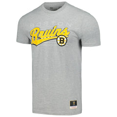 Boston Bruins Mitchell & Ness 100th Anniversary Script Sweep T-Shirt -  NHL T-shirts