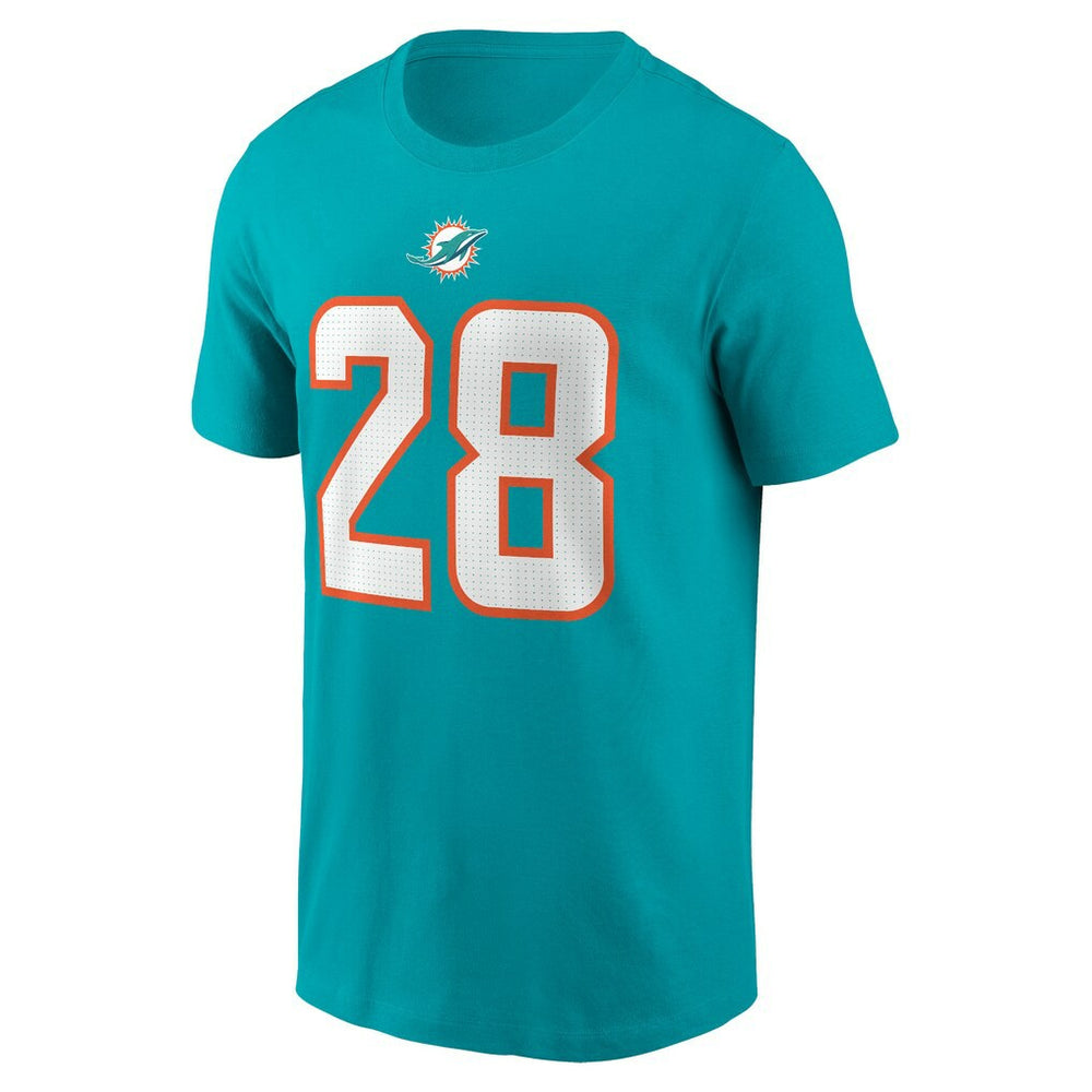 Miami Dolphins De’Von Achane  Player Name & Number T-Shirt | NFL New