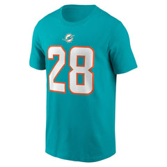 Miami Dolphins De’Von Achane  Player Name & Number T-Shirt | NFL New