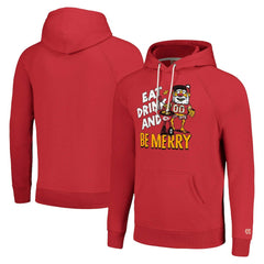 Kansas City Chiefs Homage Unisex Holiday Raglan Tri-Blend Pullover Hoodie | NFL Hot
