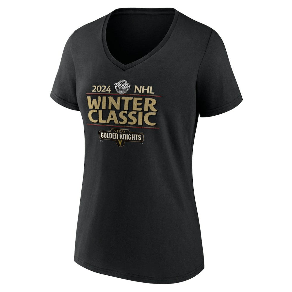 Vegas Golden Knights Fanatics Women's 2024 NHL Winter Classic V-Neck T-Shirt -  NHL T-shirts