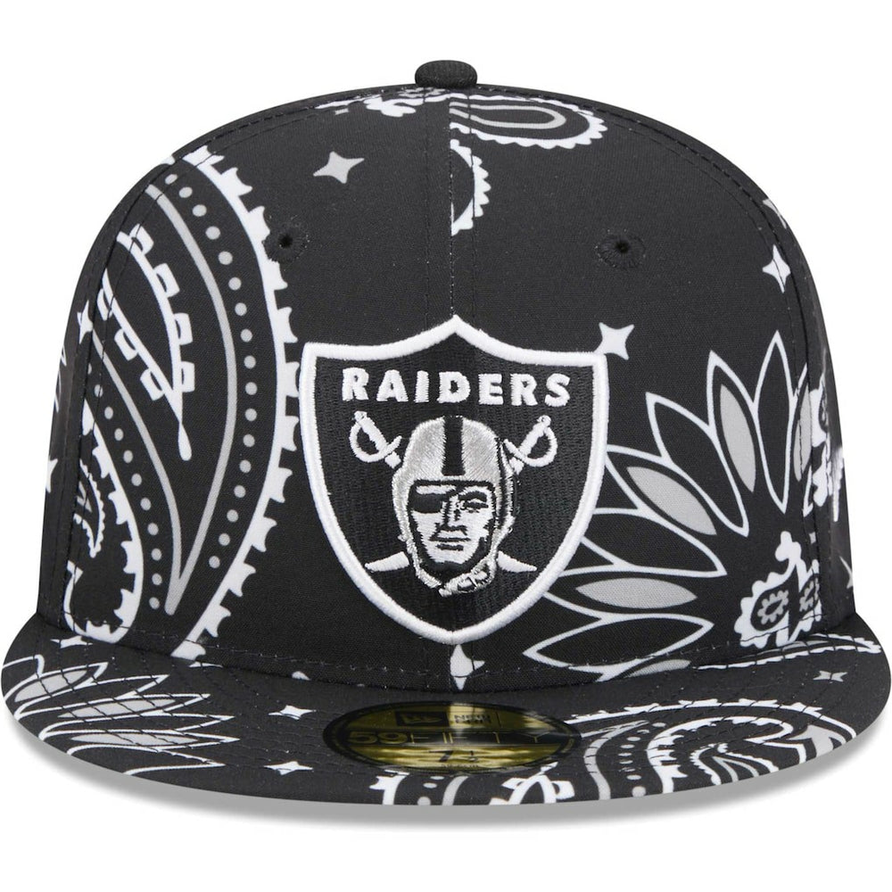 Las Vegas Raiders Paisley 59FIFTY Fitted Hat | NFL Online