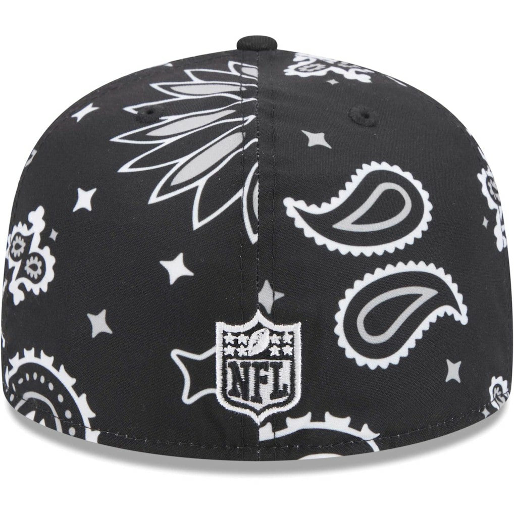 Las Vegas Raiders Paisley 59FIFTY Fitted Hat | NFL Online