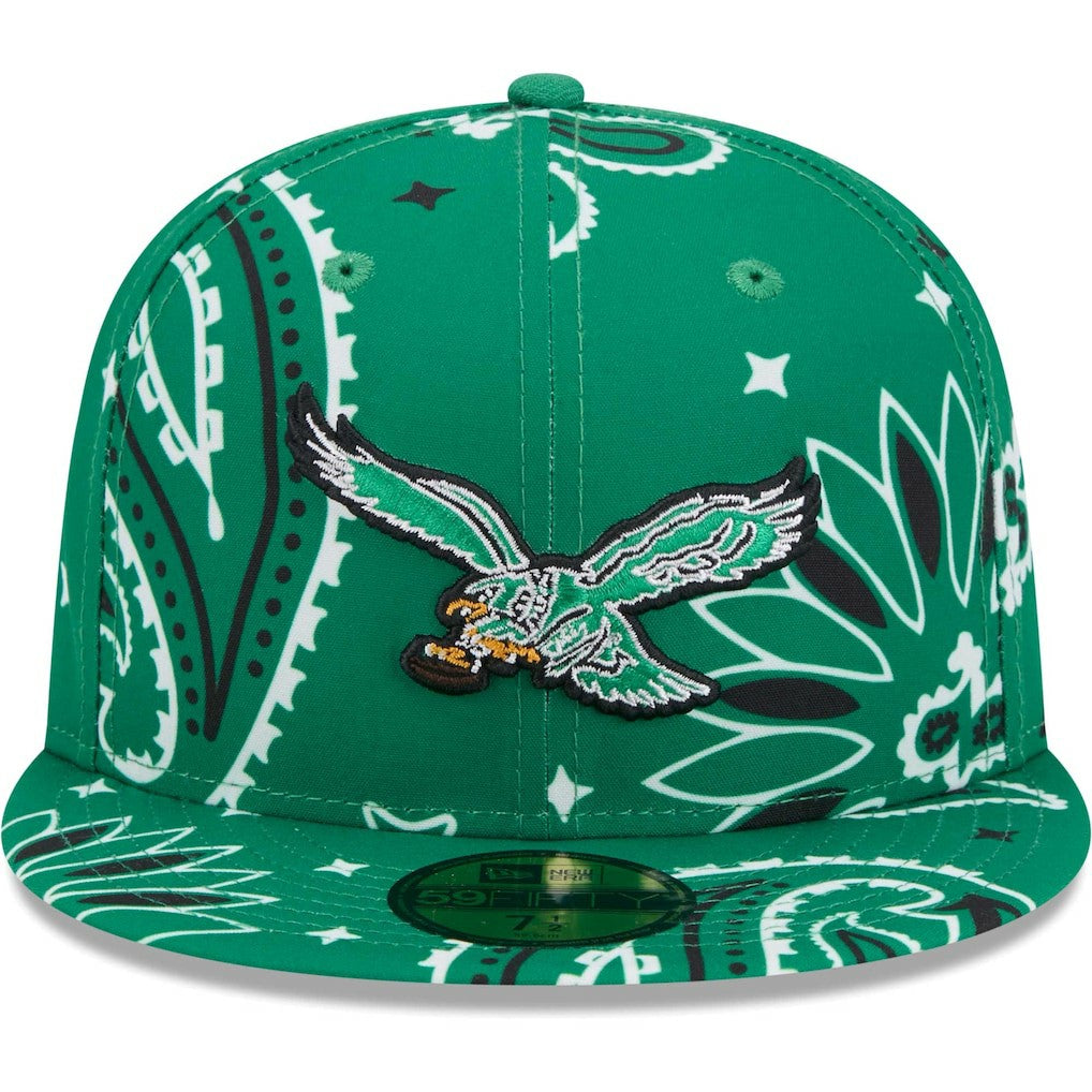 Philadelphia Eagles Throwback Paisley 59FIFTY Fitted Hat | NFL On sale