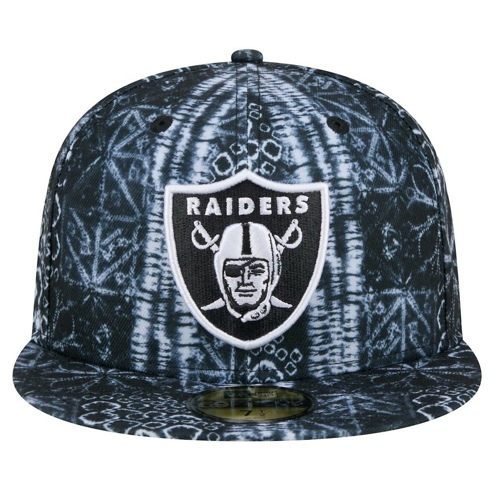 Las Vegas Raiders Shibori 59FIFTY Fitted Hat | NFL Discount