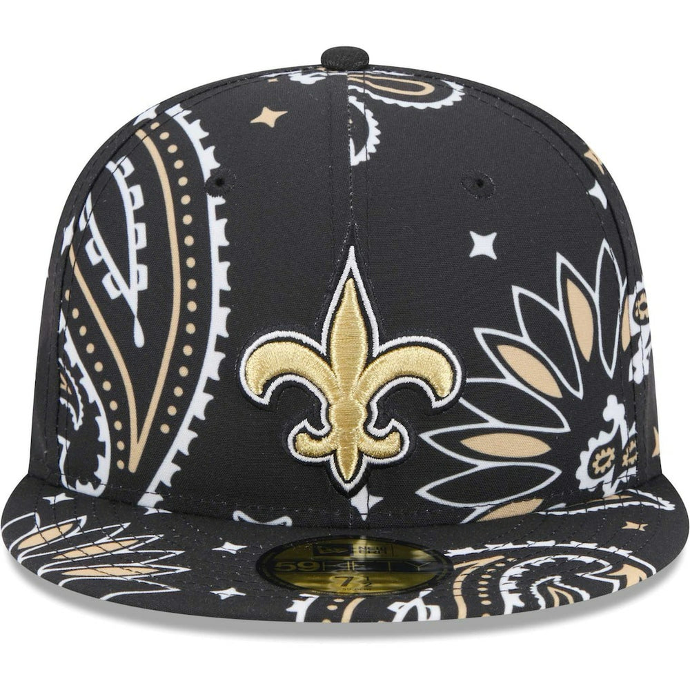 New Orleans Saints Paisley 59FIFTY Fitted Hat | NFL Discount