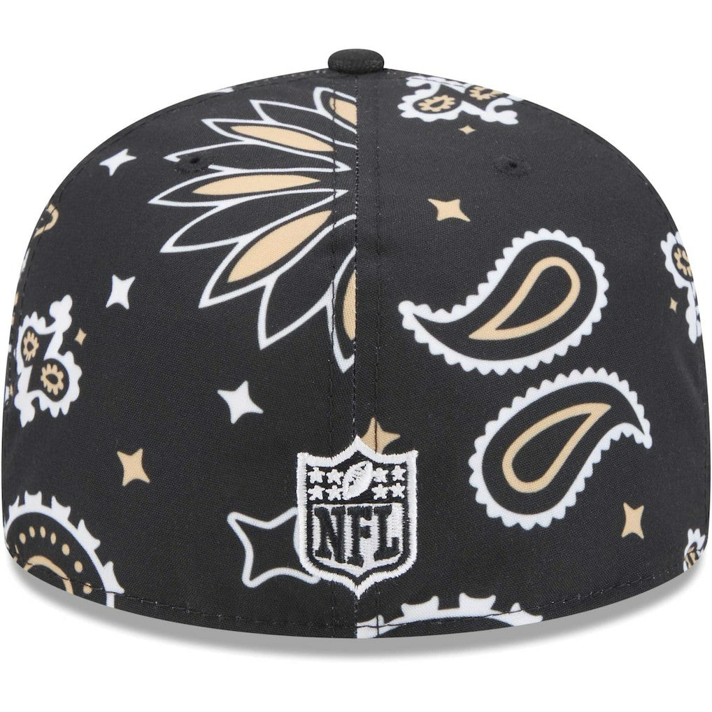 New Orleans Saints Paisley 59FIFTY Fitted Hat | NFL Discount
