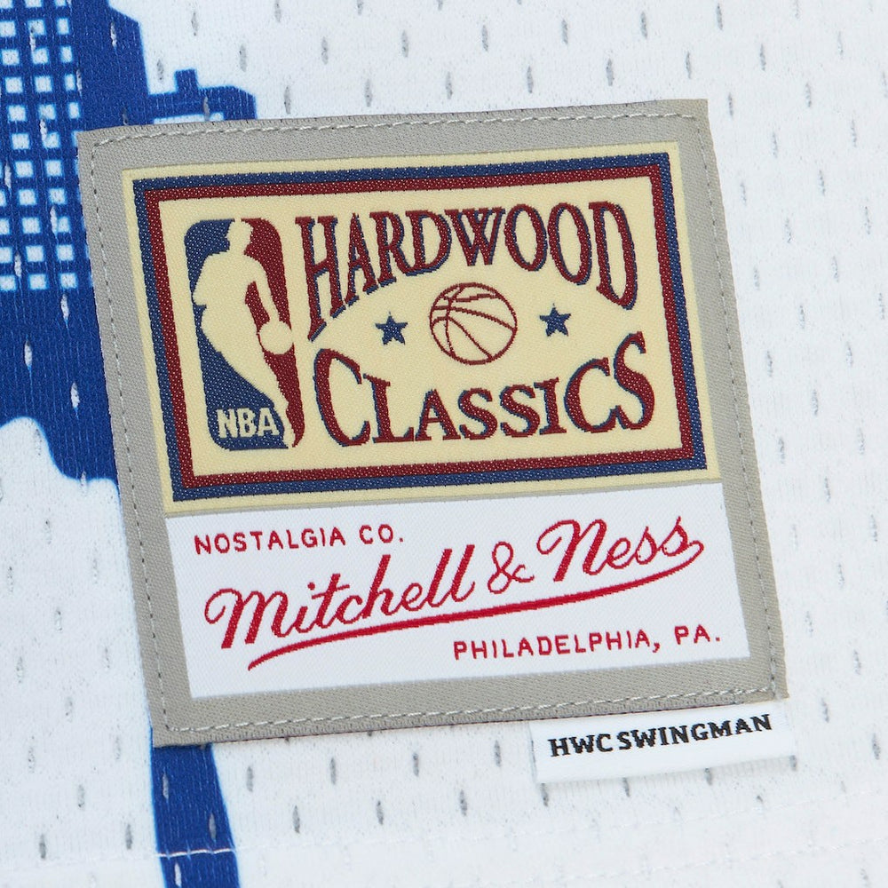 White Philadelphia 76ers x Tats Cru Hardwood Classics Fashion Jersey sale | NBA