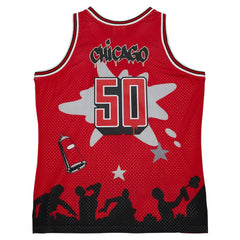 Red Chicago Bulls x Tats Cru Hardwood Classics Fashion Jersey sale | NBA